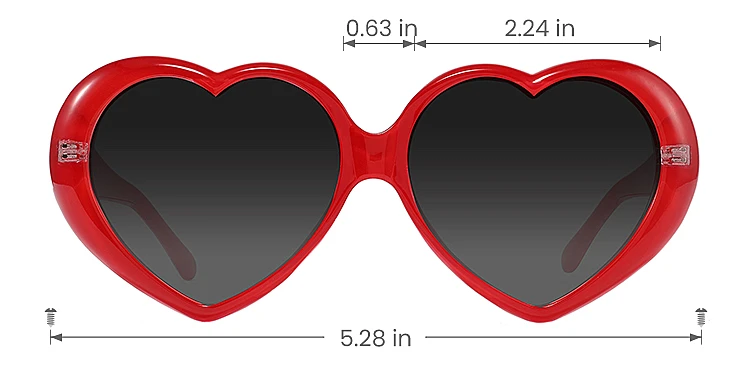 Melissa red   Plastic  Sunglasses, size view