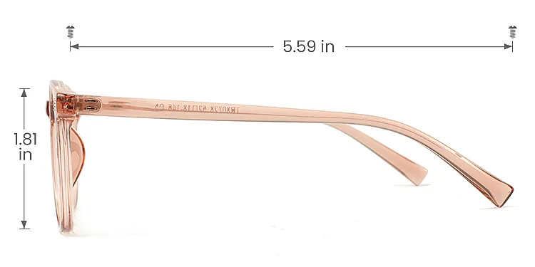 Carry champagne   Plastic  Eyeglasses, size view