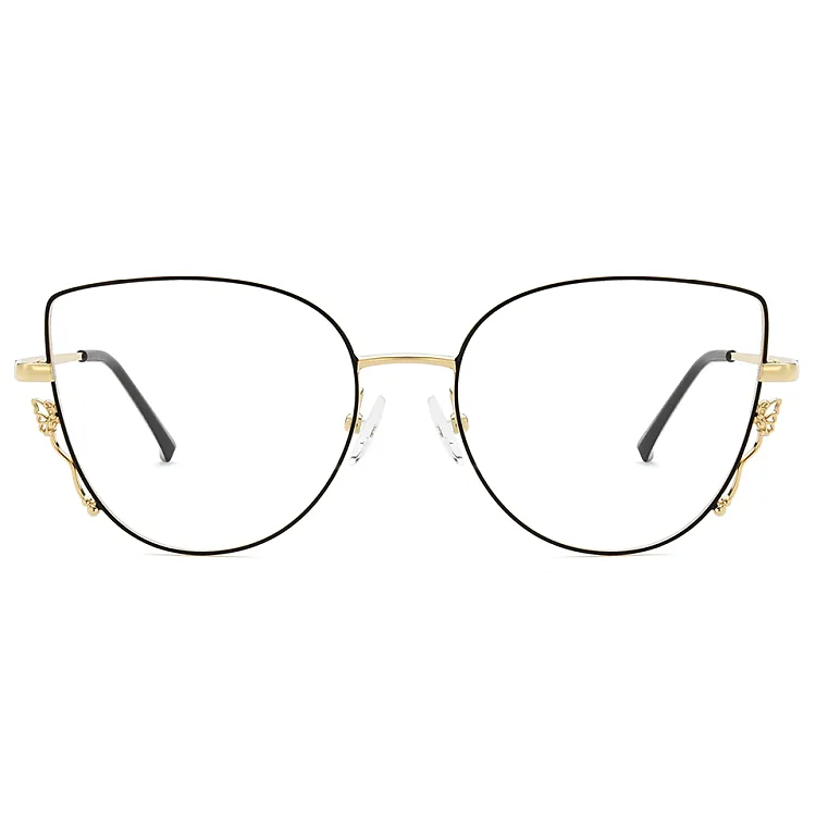 Cat Eye Gold Eyeglasses