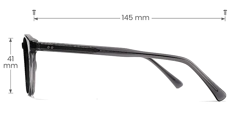 Selena grey   Plastic  Sunglasses, size view