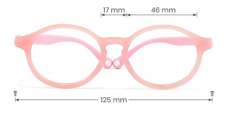 Pacho pink   Plastic  Eyeglasses, size view