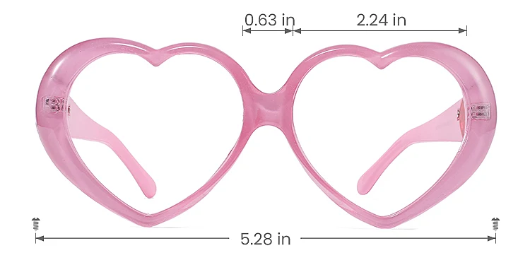 Melissa pink   Plastic  Eyeglasses, size view