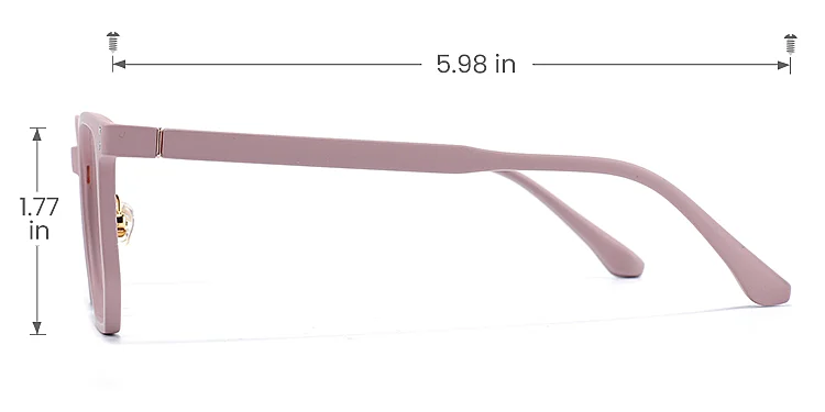 Picus pink   Plastic  Eyeglasses, size view