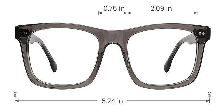 Yves brown   Acetate  Eyeglasses, size view