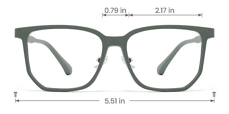 Picus green   Plastic  Eyeglasses, size view