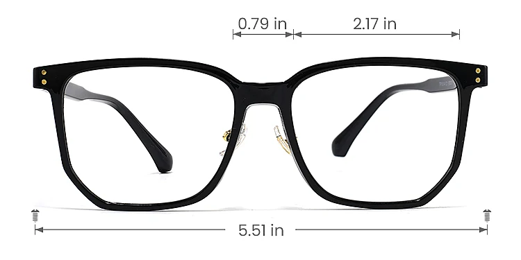 Picus black   Plastic  Eyeglasses, size view