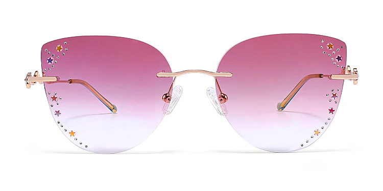 Louis Vuitton Gold Dorothy Sunglasses