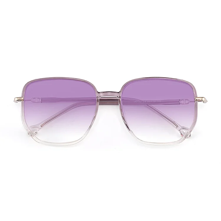 Clear purple cheap sunglasses