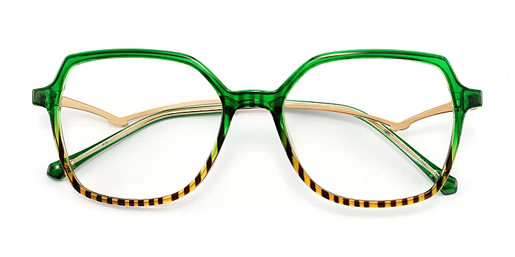Flower Square Glasses Frames For Women Trends Luxurious Design Clear L –  Jollynova