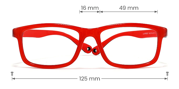 Penn red   Plastic  Eyeglasses, size view