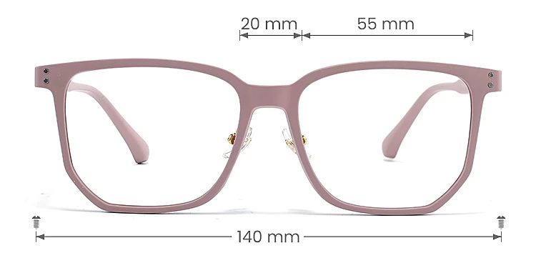 Picus pink   Plastic  Eyeglasses, size view