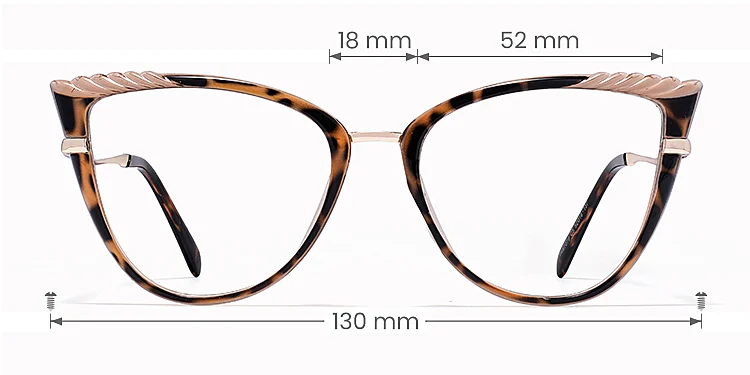 Jovi warm tortoise   Plastic  Eyeglasses, size view