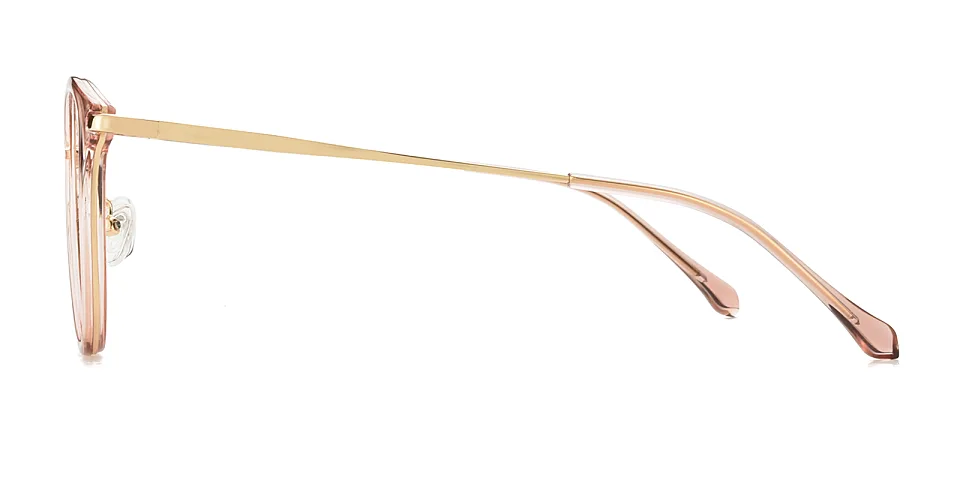 Mona pink   Plastic  Eyeglasses