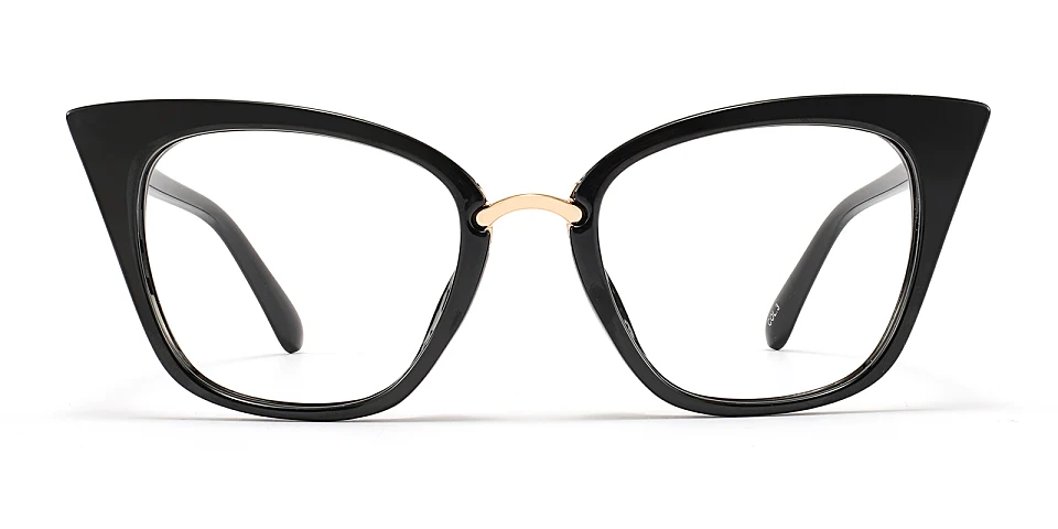 Fara black   Plastic  Eyeglasses