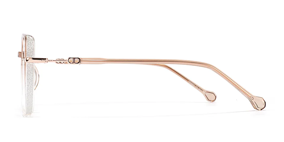 Gerda brown clear   Plastic  Eyeglasses