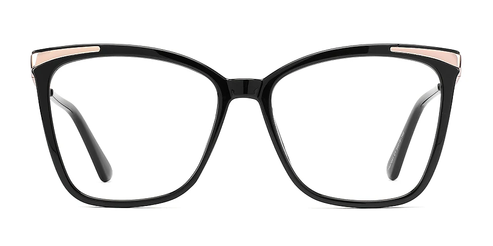 Sine black   Plastic  Eyeglasses