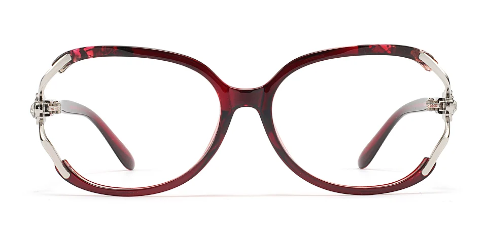 Dor red   Plastic  Eyeglasses