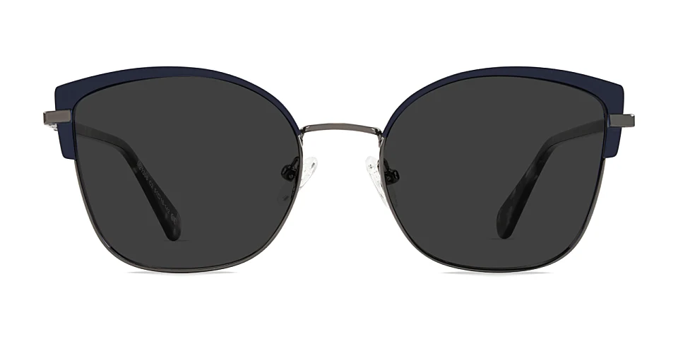 Heather blue   Metal  Sunglasses