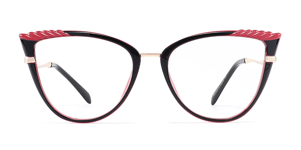 Jovi black red   Plastic  Eyeglasses