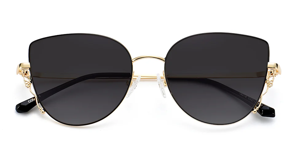 Hailey gold   Metal  Sunglasses