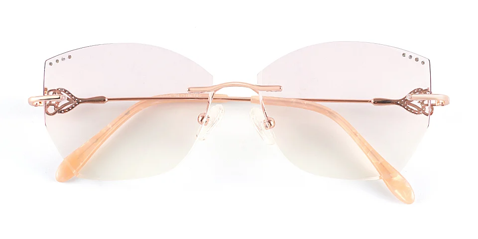 Barbieri rose gold   Metal  Sunglasses