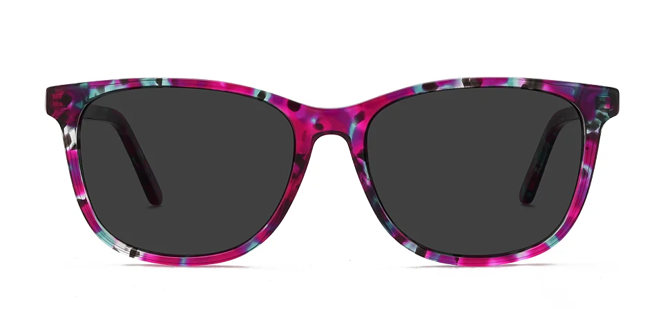 Nicole purple tortoise   Plastic  Sunglasses