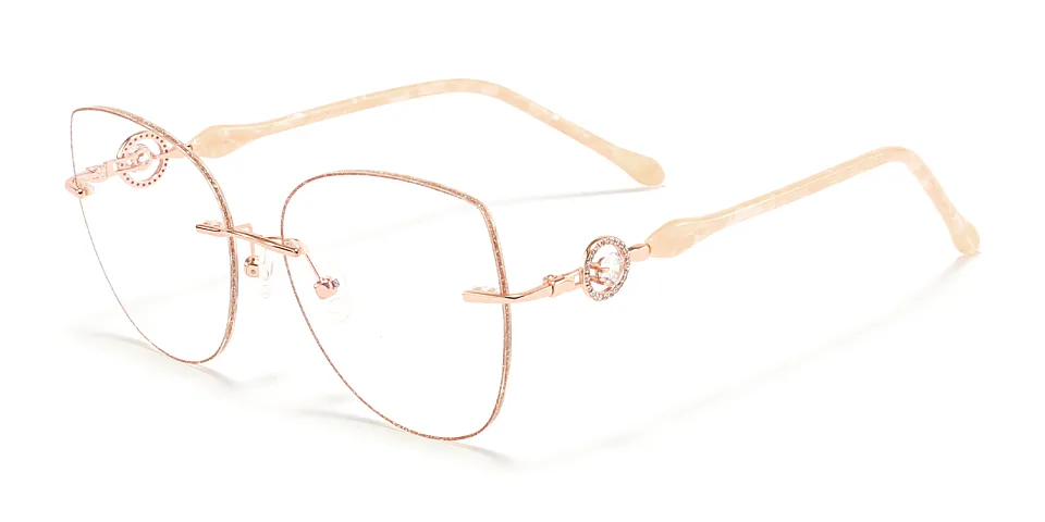 Eliza rose gold   Metal  Eyeglasses