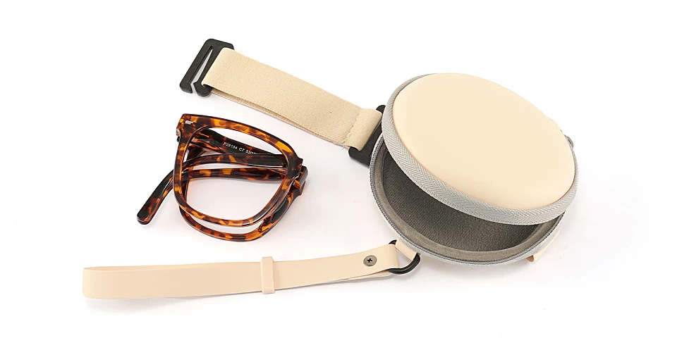 Noel warm tortoise   Plastic  Eyeglasses