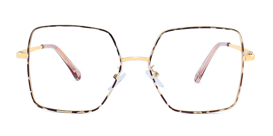 Alona warm tortoise gold   Metal  Eyeglasses