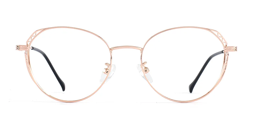 Batt rose gold   Metal  Eyeglasses