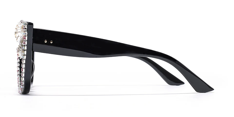 Alix black colorful   Plastic  Sunglasses