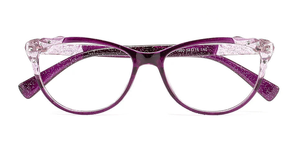 Yana purple   Plastic  Eyeglasses