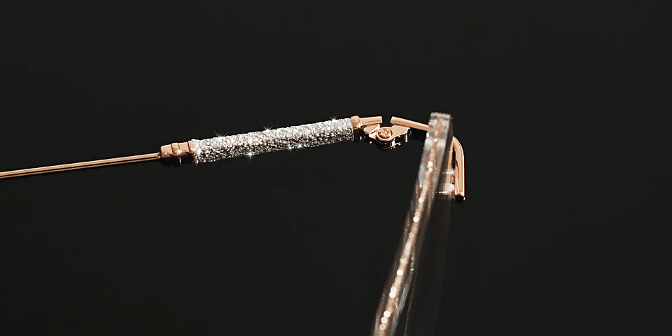 Glamour rose gold   Metal  Eyeglasses