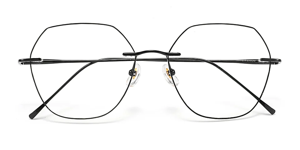 Cervine black   Titanium  Eyeglasses