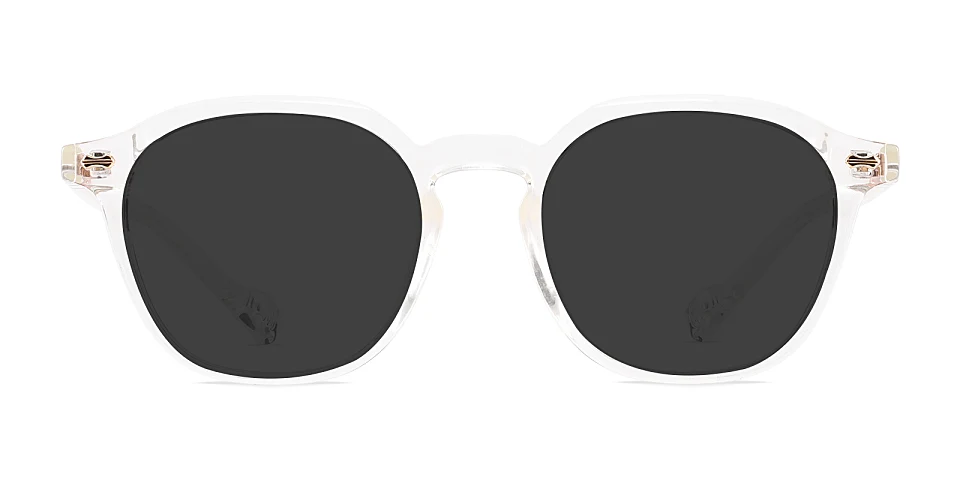 Devin clear   Plastic  Sunglasses