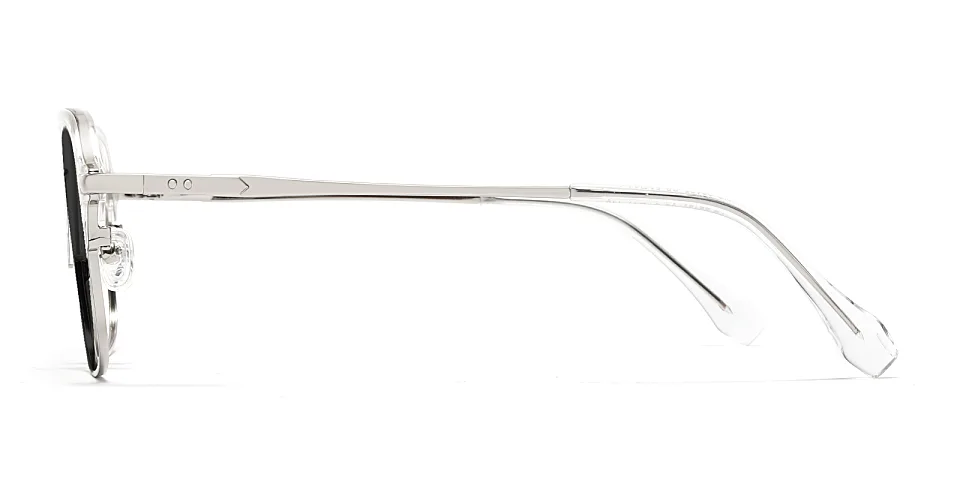 Lorene clear   Metal  Sunglasses