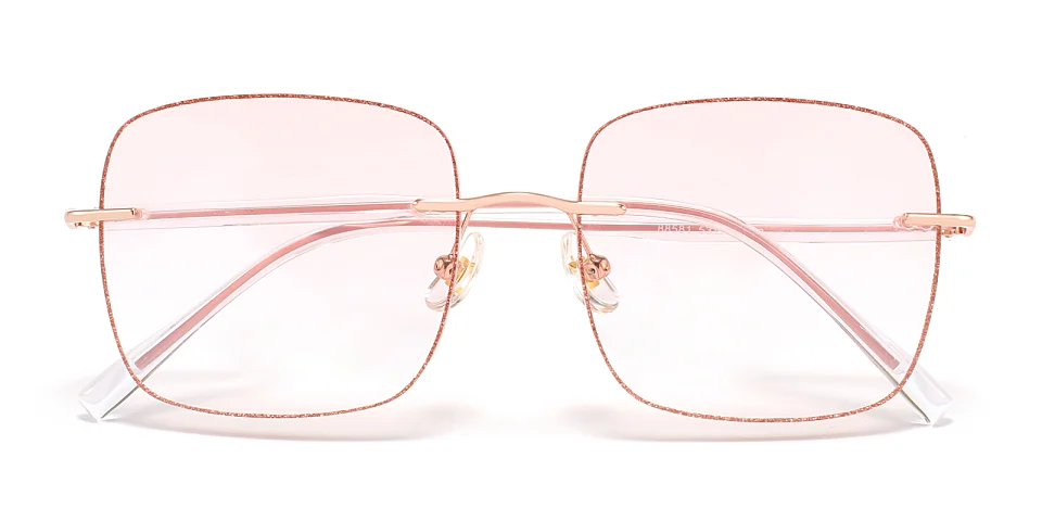 Abby pink   Metal  Sunglasses