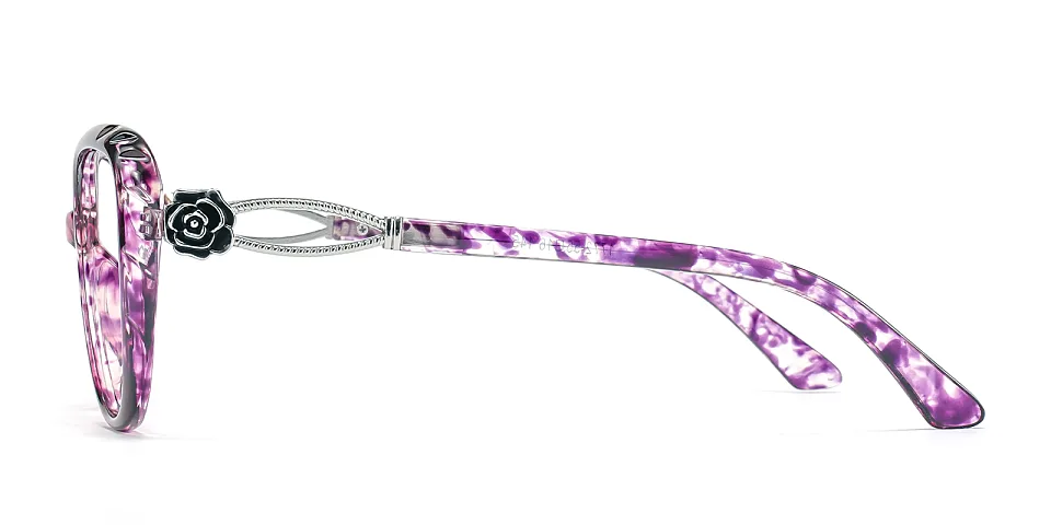 Kelley purple tortoise   Plastic  Eyeglasses