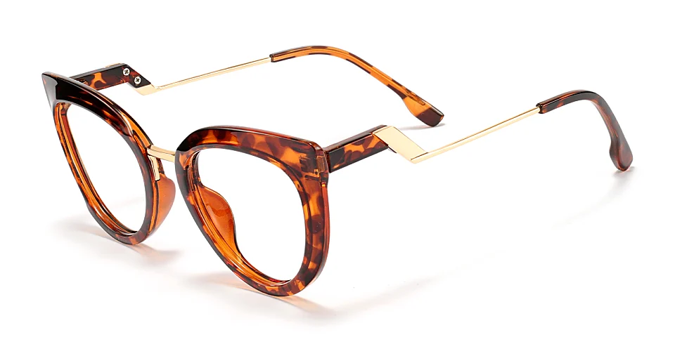 Kyoko warm tortoise   TR90  Eyeglasses