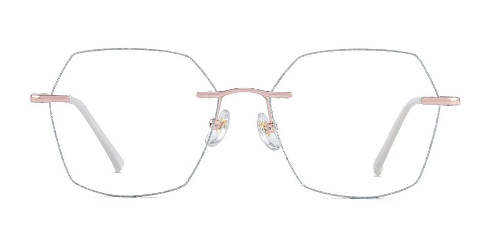 Rey rose gold silver   Metal  Eyeglasses