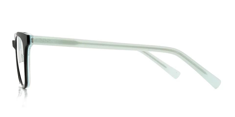 Ava black green   Acetate  Eyeglasses