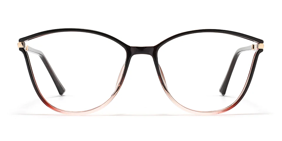 Darleen black pink   Plastic  Eyeglasses