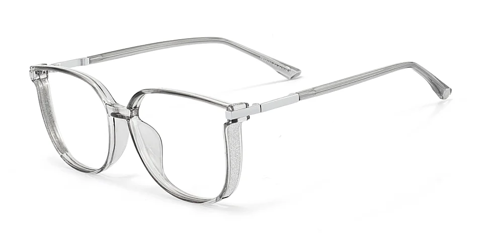 Aysun grey   Plastic  Eyeglasses