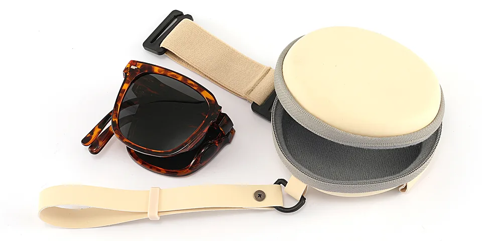 Noel warm tortoise   Plastic  Sunglasses