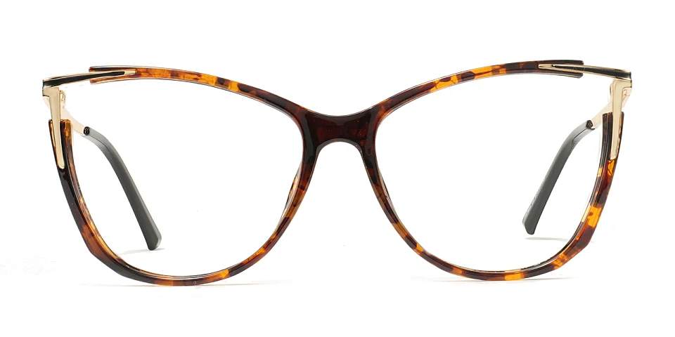 Louisa warm tortoise   Plastic  Eyeglasses