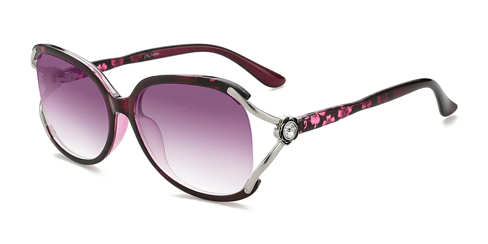 Dor purple   Plastic  Sunglasses