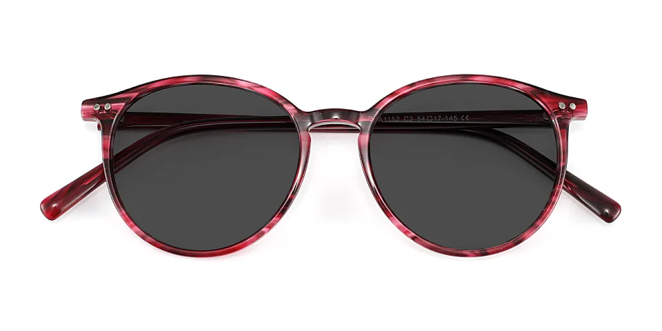 Pansy red tortoise   Plastic  Sunglasses