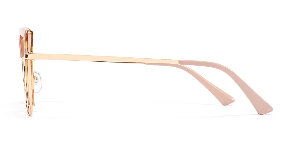 Falisha pink warm tortoise   Plastic  Eyeglasses
