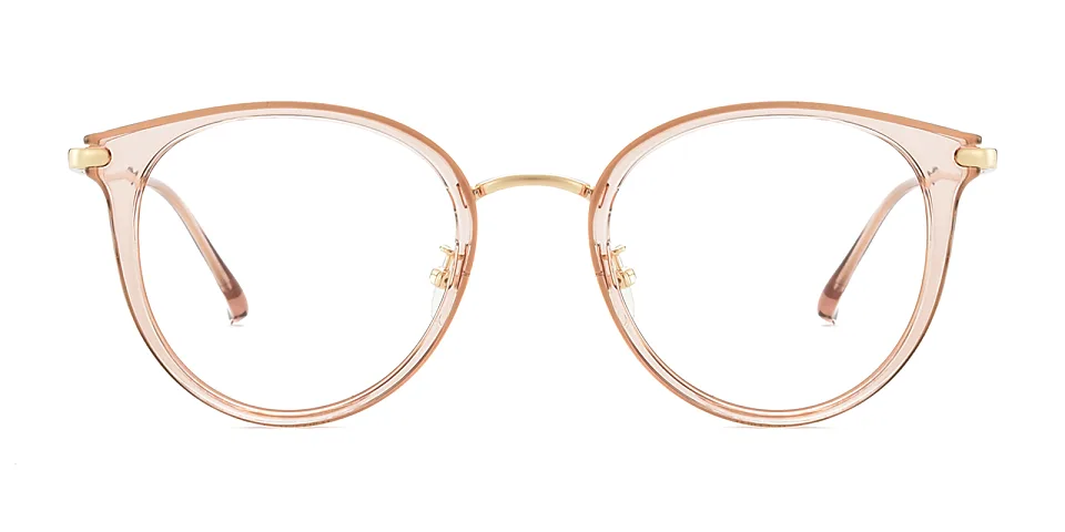 Mona pink   Plastic  Eyeglasses
