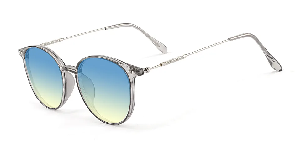 Leona grey   Plastic  Sunglasses